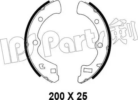 IPS Parts IBL-4406 - Bremžu loki autodraugiem.lv