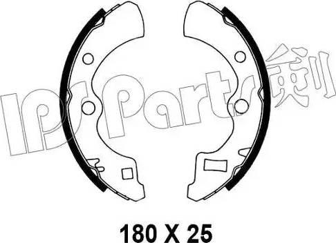 IPS Parts IBL-4402 - Bremžu loki autodraugiem.lv