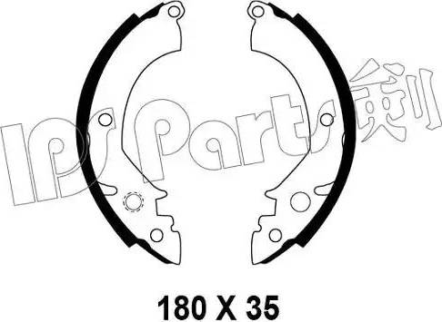 IPS Parts IBL-4508 - Bremžu loki autodraugiem.lv