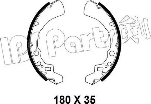 IPS Parts IBL-4606 - Bremžu loki autodraugiem.lv