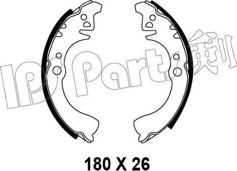 IPS Parts IBL-4611 - Bremžu loki autodraugiem.lv