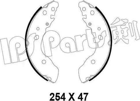 IPS Parts IBL-4894 - Bremžu loki autodraugiem.lv