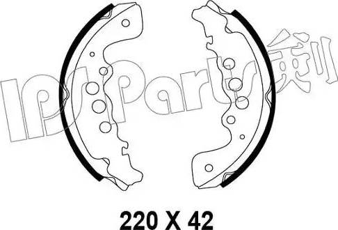 IPS Parts IBL-4818 - Bremžu loki autodraugiem.lv