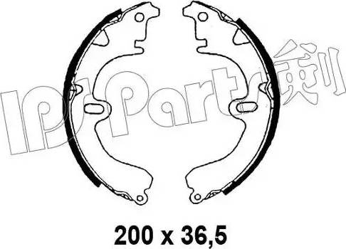 IPS Parts IBL-4298 - Bremžu loki autodraugiem.lv