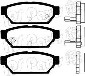 IPS Parts IBR-1504 - Bremžu uzliku kompl., Disku bremzes autodraugiem.lv