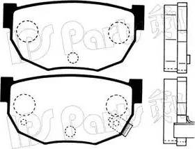 IPS Parts IBR-1122 - Bremžu uzliku kompl., Disku bremzes autodraugiem.lv