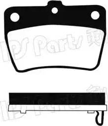 IPS Parts IBR-1256 - Bremžu uzliku kompl., Disku bremzes autodraugiem.lv