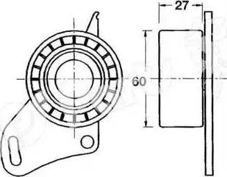 IPS Parts ITB-6602 - Siksnas spriegotājs, Zobsiksna autodraugiem.lv