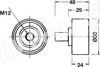 IPS Parts ITB-6610 - Siksnas spriegotājs, Zobsiksna autodraugiem.lv