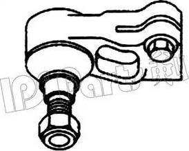 IPS Parts ITR-10D51L - Stūres šķērsstiepņa uzgalis autodraugiem.lv