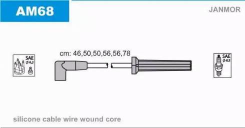 Janmor AM68 - Augstsprieguma vadu komplekts autodraugiem.lv