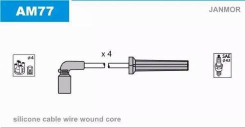 Janmor AM77 - Augstsprieguma vadu komplekts autodraugiem.lv