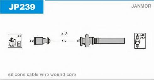 Janmor JP239 - Augstsprieguma vadu komplekts autodraugiem.lv
