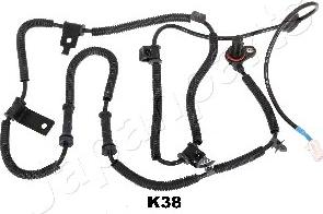 Japanparts ABS-K38 - Devējs, Riteņu griešanās ātrums autodraugiem.lv