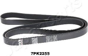 Japanparts DV-7PK2255 - Ķīļrievu siksna autodraugiem.lv