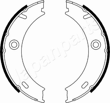 Japanparts GF-0503AF - Bremžu loku kompl., Stāvbremze autodraugiem.lv