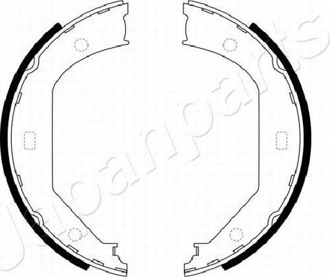 Japanparts GF-0102AF - Bremžu loku kompl., Stāvbremze autodraugiem.lv