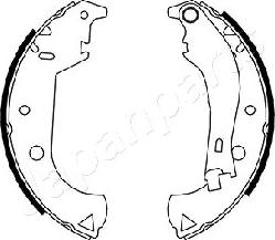 Japanparts GF-0206AF - Bremžu loku komplekts autodraugiem.lv