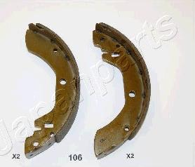 Japanparts GF-106AF - Bremžu loku komplekts autodraugiem.lv