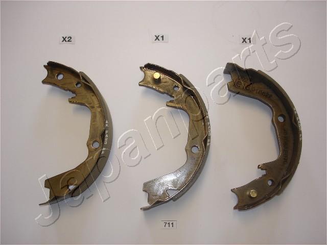 Japanparts GF-711AF - Bremžu loku kompl., Stāvbremze autodraugiem.lv