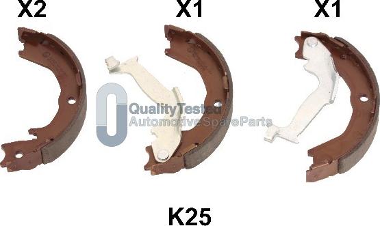 Japanparts GFK25JM - Bremžu loku kompl., Stāvbremze autodraugiem.lv