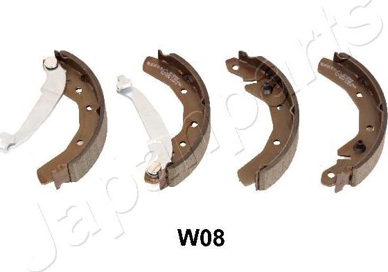 Japanparts GF-W08AF - Bremžu loku komplekts autodraugiem.lv