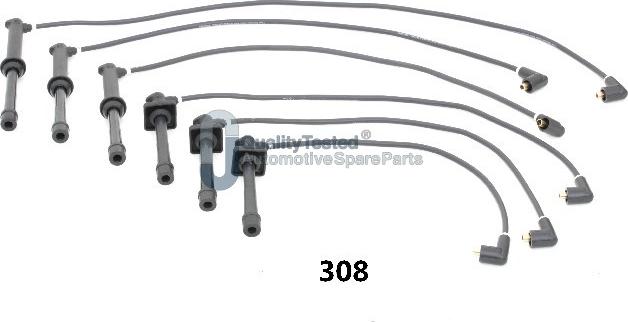 Japanparts IC308JM - Augstsprieguma vadu komplekts autodraugiem.lv