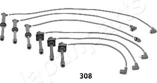 Japanparts IC-308 - Augstsprieguma vadu komplekts autodraugiem.lv