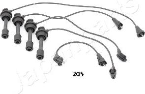 Japanparts IC-205 - Augstsprieguma vadu komplekts autodraugiem.lv