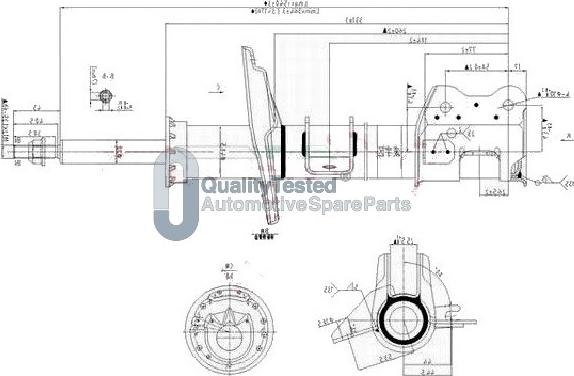 Japanparts MQ-00159 - Amortizators autodraugiem.lv