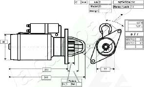 Japanparts MTC952 - Starteris autodraugiem.lv