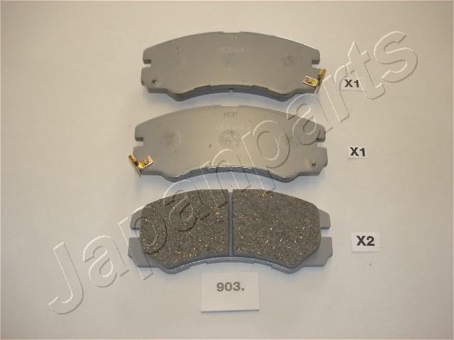 Japanparts PA-903AF - Bremžu uzliku kompl., Disku bremzes autodraugiem.lv