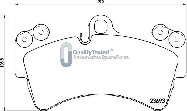 Japanparts PA0931JM - Bremžu uzliku kompl., Disku bremzes autodraugiem.lv