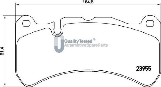 Japanparts PA0521JM - Bremžu uzliku kompl., Disku bremzes autodraugiem.lv