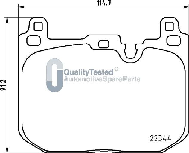 Japanparts PA0135JM - Bremžu uzliku kompl., Disku bremzes autodraugiem.lv