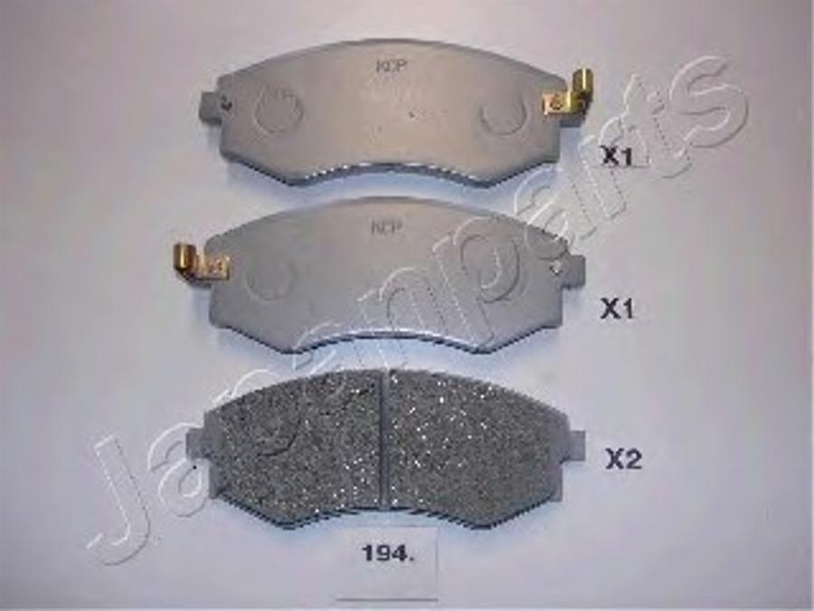 Japanparts PA-194AF - Bremžu uzliku kompl., Disku bremzes autodraugiem.lv