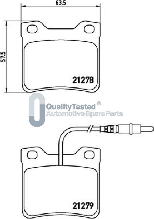 Japanparts PP0616JM - Bremžu uzliku kompl., Disku bremzes autodraugiem.lv