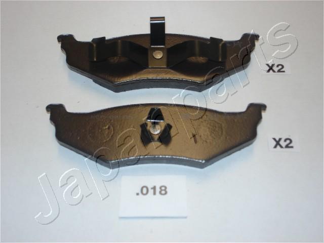 Japanparts PP-018AF - Bremžu uzliku kompl., Disku bremzes autodraugiem.lv