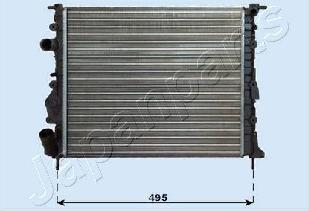 Japanparts RDA093020 - Radiators, Motora dzesēšanas sistēma autodraugiem.lv