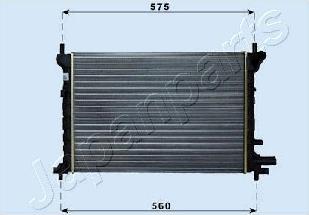 Japanparts RDA053061 - Radiators, Motora dzesēšanas sistēma autodraugiem.lv