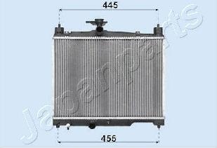 Japanparts RDA153041 - Radiators, Motora dzesēšanas sistēma autodraugiem.lv