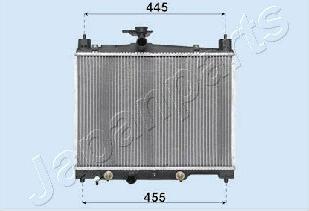 Japanparts RDA153014 - Radiators, Motora dzesēšanas sistēma autodraugiem.lv