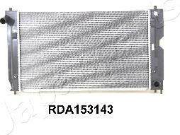 Japanparts RDA153143 - Radiators, Motora dzesēšanas sistēma autodraugiem.lv