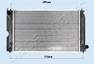 Japanparts RDA153111 - Radiators, Motora dzesēšanas sistēma autodraugiem.lv