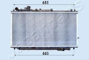 Japanparts RDA333019 - Radiators, Motora dzesēšanas sistēma autodraugiem.lv