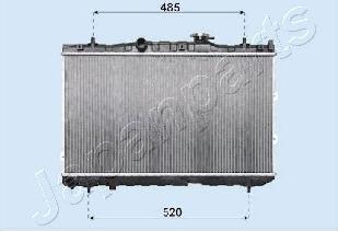 Japanparts RDA333030 - Radiators, Motora dzesēšanas sistēma autodraugiem.lv