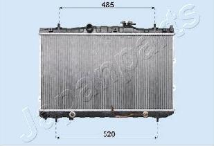 Japanparts RDA333031 - Radiators, Motora dzesēšanas sistēma autodraugiem.lv