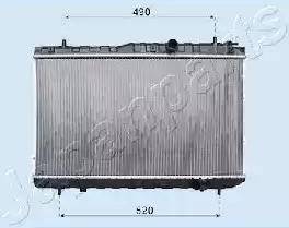 Japanparts RDA333032 - Radiators, Motora dzesēšanas sistēma autodraugiem.lv