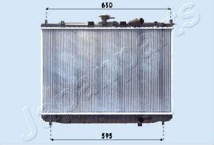 Japanparts RDA333025 - Radiators, Motora dzesēšanas sistēma autodraugiem.lv