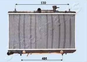 Japanparts RDA283098 - Radiators, Motora dzesēšanas sistēma autodraugiem.lv